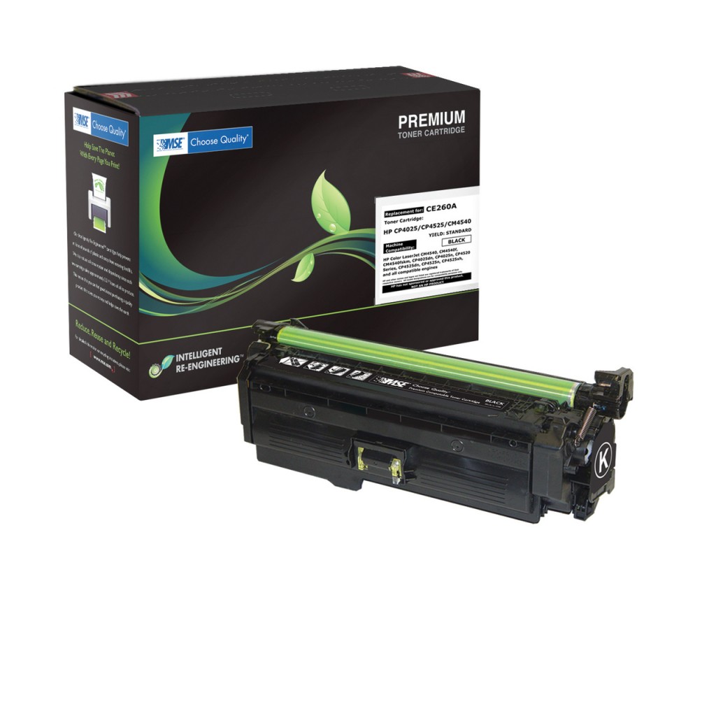 HP CE260A 647A Black Laser Toner Cartridge Yields 8 500 Pages